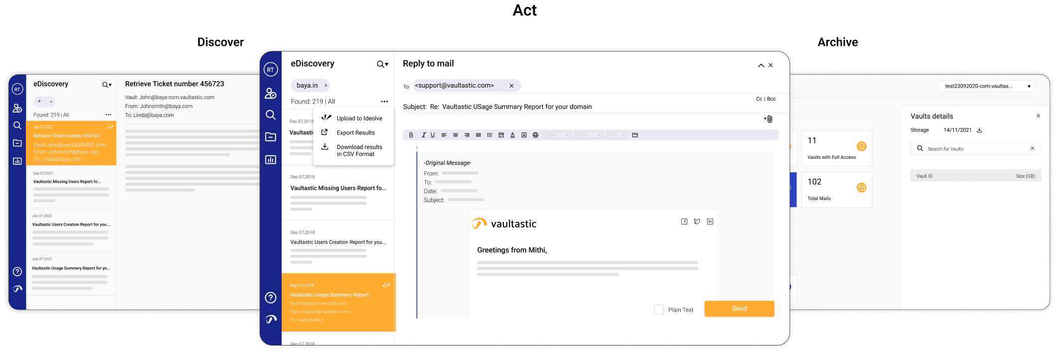 Protect, Discover, and Activate Data easily with Vaultastic